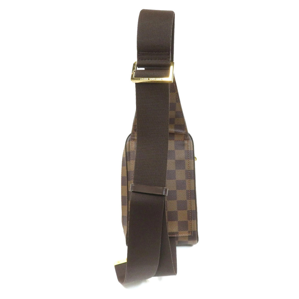 Louis Vuitton Bum Body Canvas Brown Geronimos Crossbody Ebene Belt Damier Bag